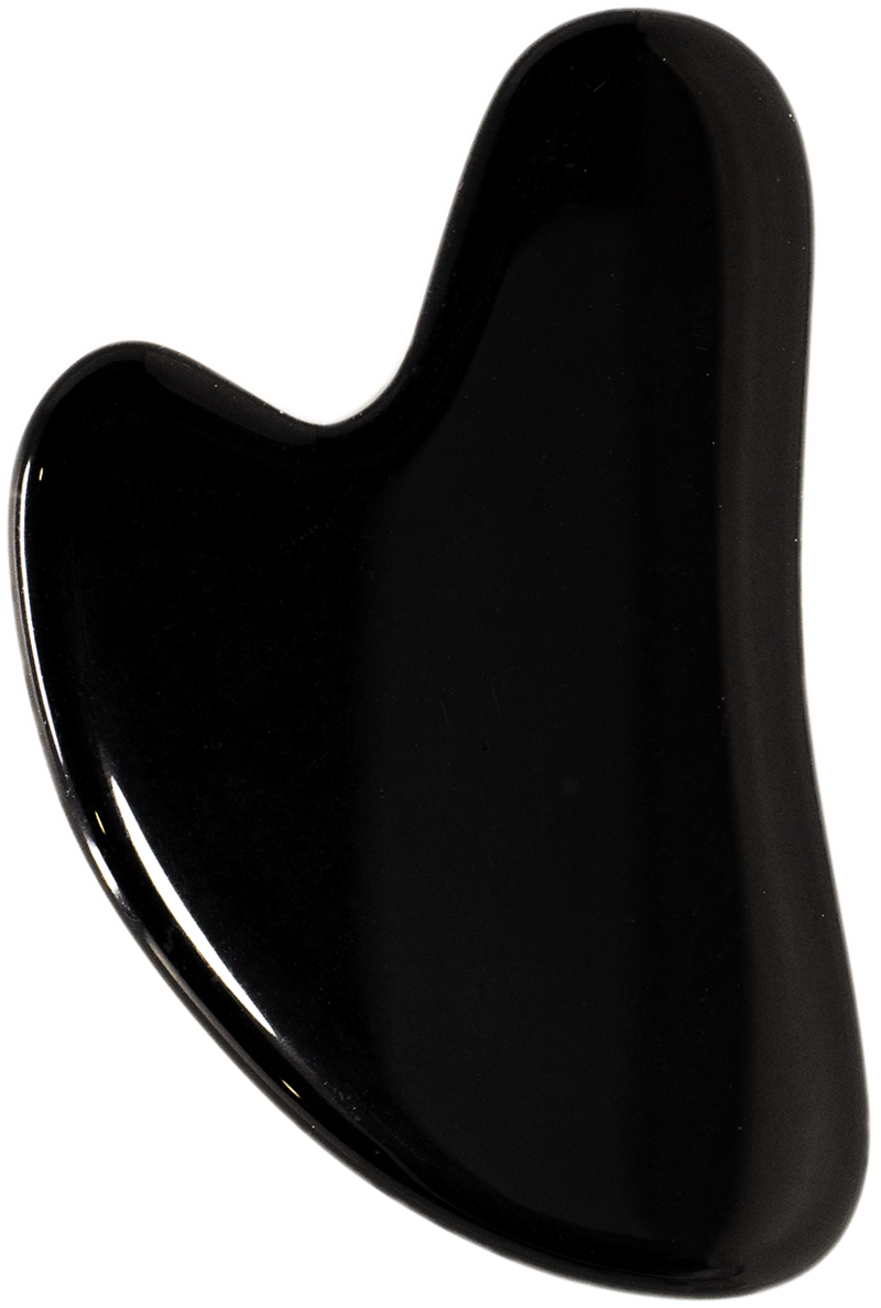GUA SHA HEART ~ OBSIDIAN