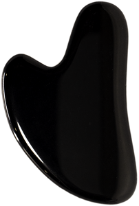 HAPPY GUA SHA HEART ~ OBSIDIAN