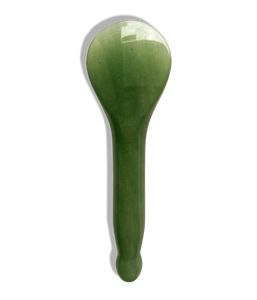 HAPPY SPOON GUA SHA ACUPRESSURE TOOL - JADE
