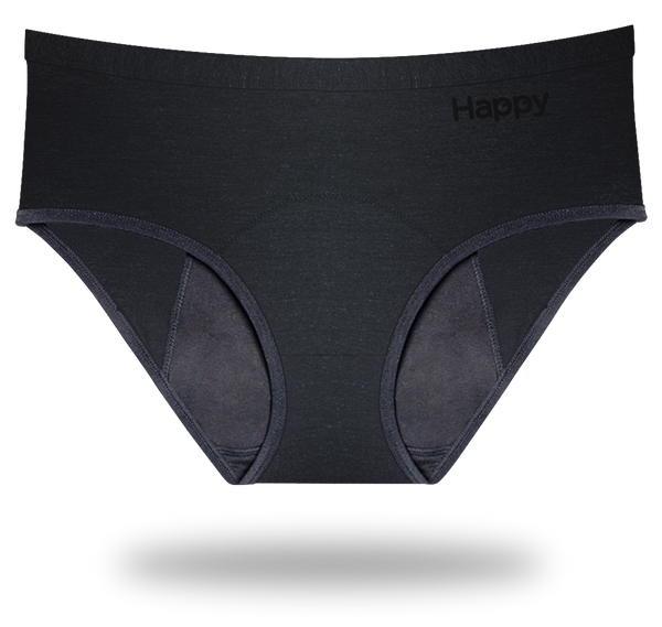 Kanta Active Midrise Period Underwear - Black – Happy Natural Products  Canada